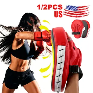 Boxing Mitts, Punching Focus Mitts, Training Boxing Target Pads/Gloves, Martial Arts for Youth (thickened PU),Martial Arts Training Equipment for Boxing Taekwondo Karate Muay Thai