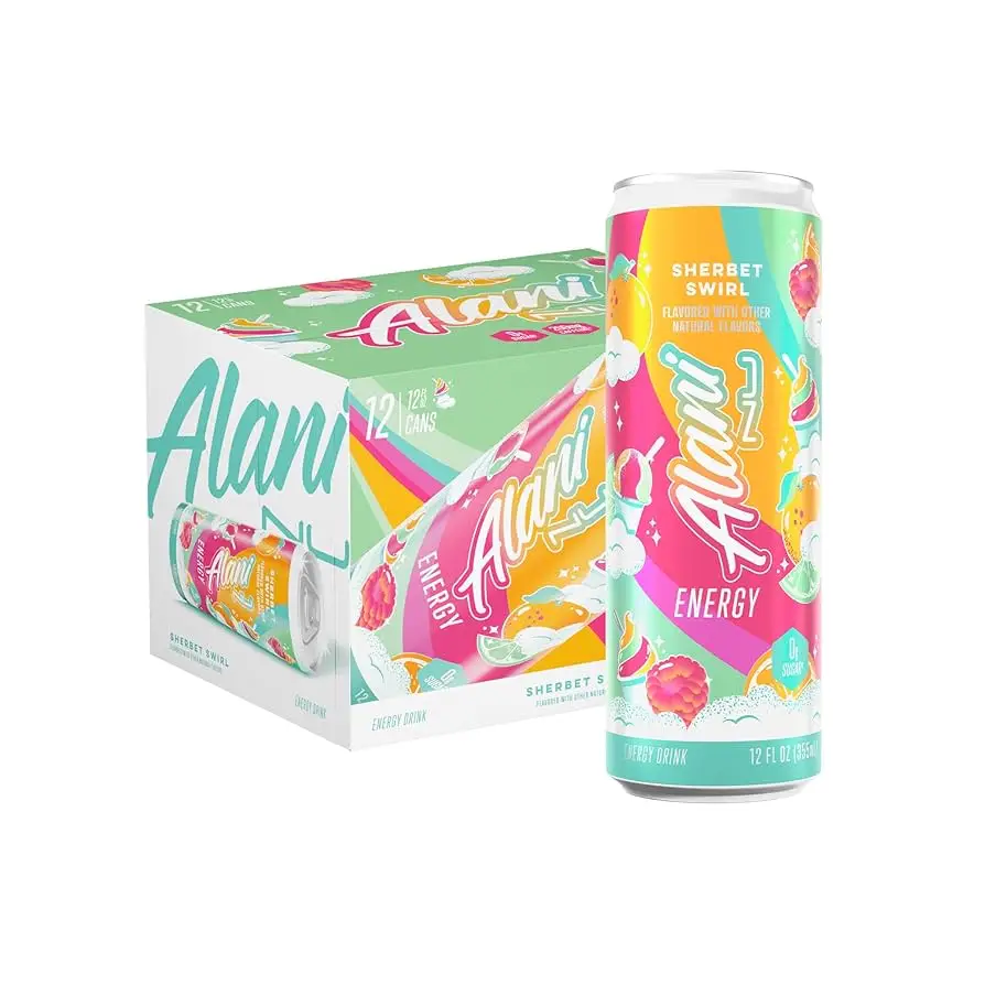 Alani Nu Energy Drink - Pack of 12, Sports & Energy Drink - Beverage