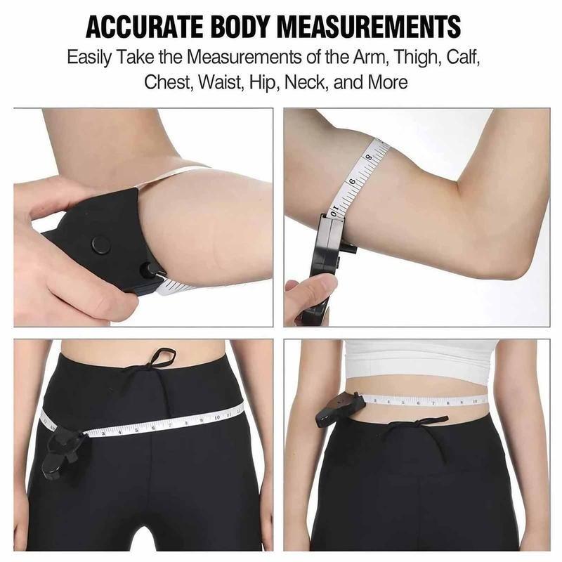 Accurate Tape Retractable Convenient Measure Tapeline Body Fitness Measuring Retractable Ruler Sewing Tailor 150cm/60in