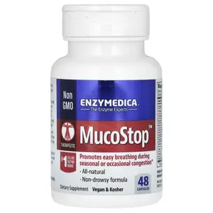 Enzymedica MucoStop, 48 Capsules
