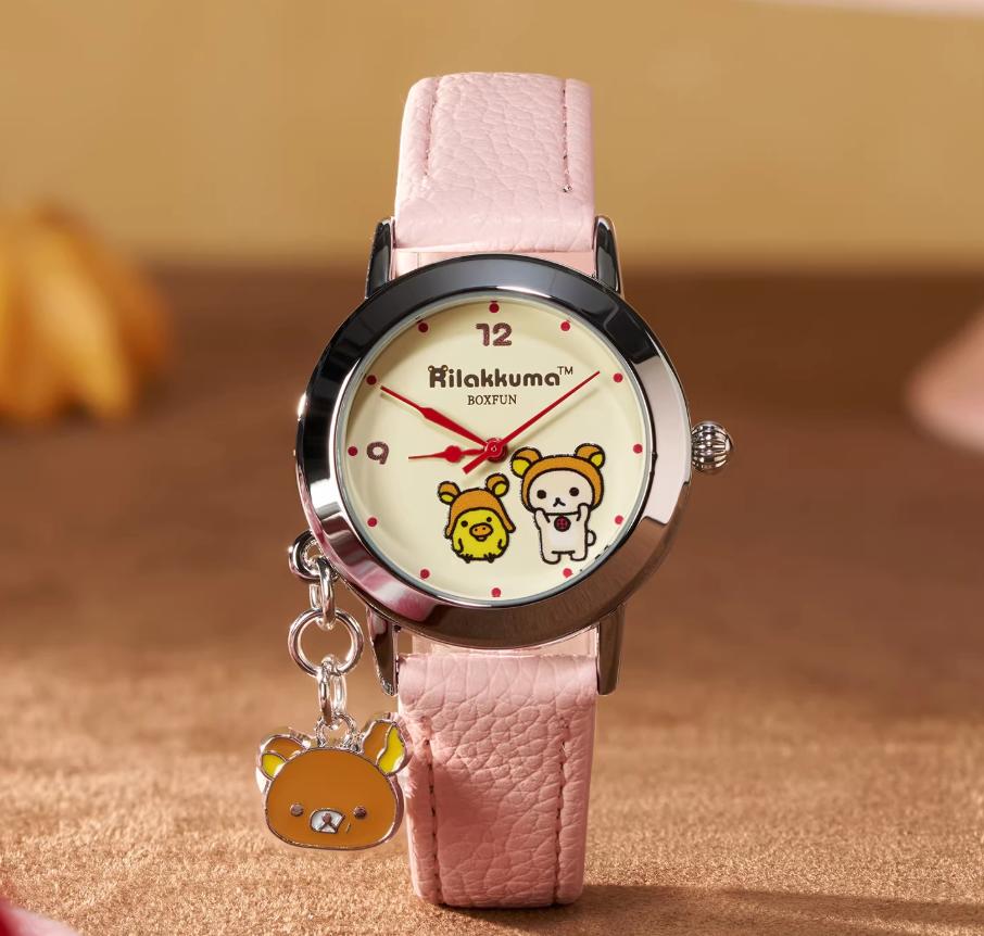Rilakkuma Gulugulu Moments Series Wristwatch, Official Rilakkuma Merchandise, Cute Unisex Watch Blind Box for Guys and Girls, The Perfect Surprise Gift for Fans and Collectors, Soft Strap Comfortable for Daily Wear