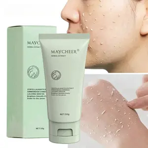 Double Pack 50g Exfoliating Gel, Gentle Skin Exfoliator to Soften Epidermis, Clear Dirt & Extra Sebum, Purify Skin Thoroughly, Effectively Brighten Complexion for Silky Smooth Healthy Skin