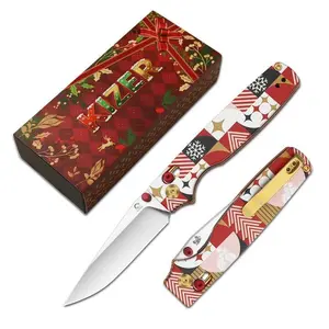 Kizer Christmas Original 2 14C28N G10 V3605.2MC1, S45VN Acrylic Ki3605.2MC1 xmas holiday surprise gift