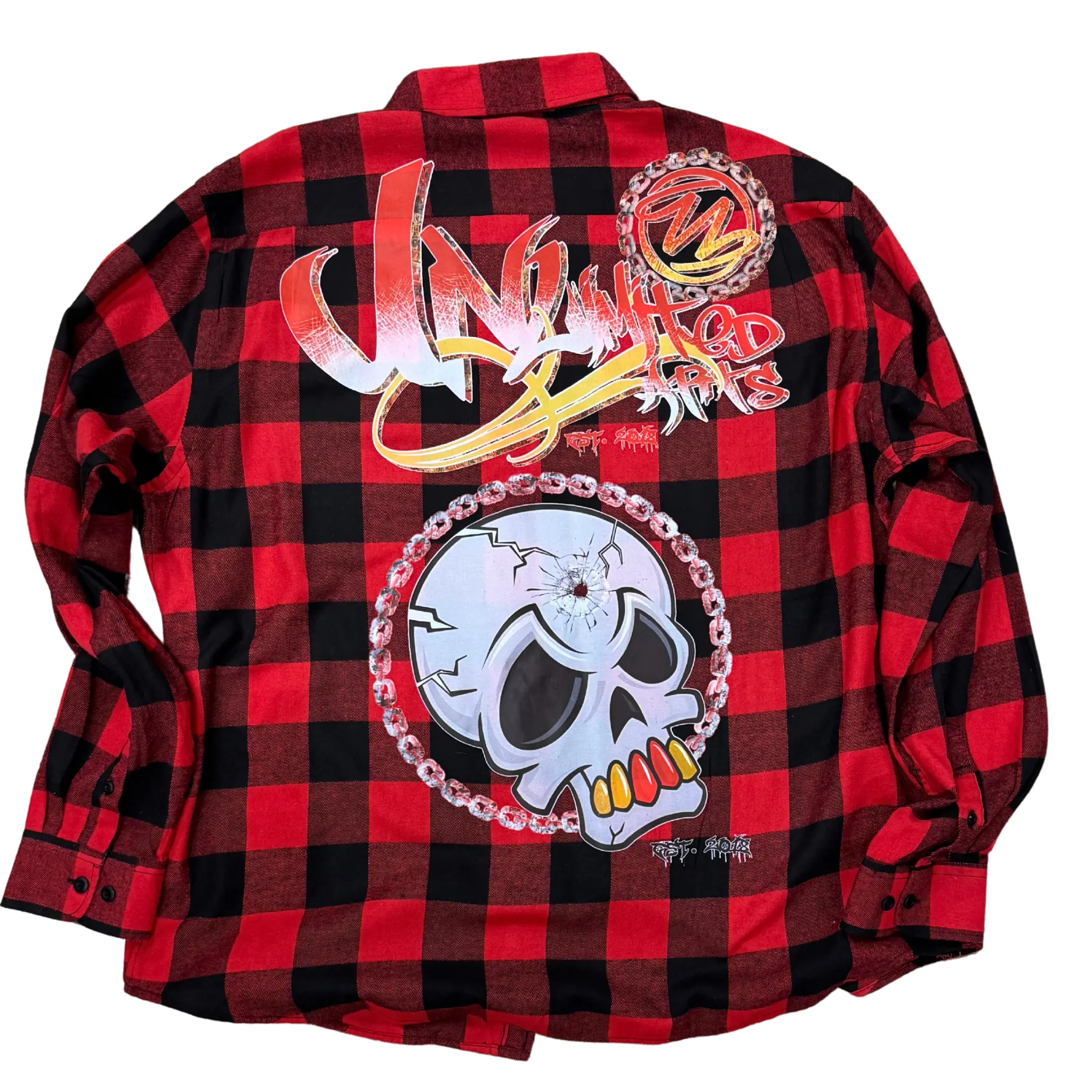 Be Art Buffalo Plaid Flannel- Red and Black