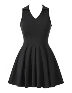 Black Skater Dress glow  mode  dress
