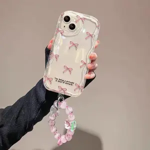 Bow Chain Graffiti Protective Case Casing For Infinix Smart 8 Pro 7 9 10 Plus Hot 60 Pro Plus 50i 60i Tecno Spark 20 20C 30C 40 40C Go 2024 2023 2025 2 2S 1 1S Transparent Tpu Phone Cover