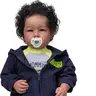 Realistic Rebirth Doll Boy, 20-Inch (50cm) 1.2kg Unisex Fabric-Body Soft Vinyl, Hand Rooted Hair & Accessories Included, Soft Cuddly Gift for Collectors & 3-4 Years Kids, Newborn Baby Dolls Toy