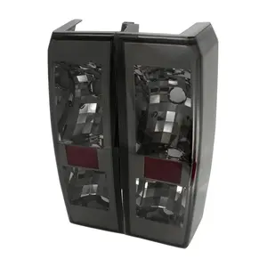 2005-2010 Hummer H3 Tail Lights (Chrome Housing/Smoked Lens)