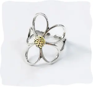 Vintage Daisy Ring Ladywowu