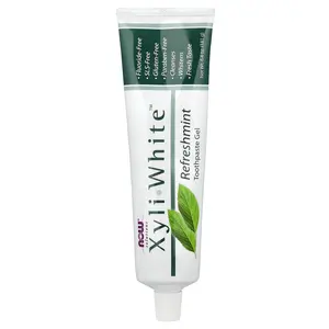 NOW Foods Solutions, XyliWhite™, Toothpaste Gel, Refreshmint, 6.4 oz (181 g)