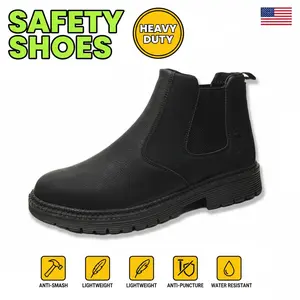 Comfortable Chef Shoe Anti-slip Waterproof Unisex Safety Shoes Breathable Puncture-proof Smash-proof Splash-proof Durable Outdoor