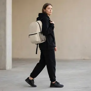 Neutral Beige Backpack
