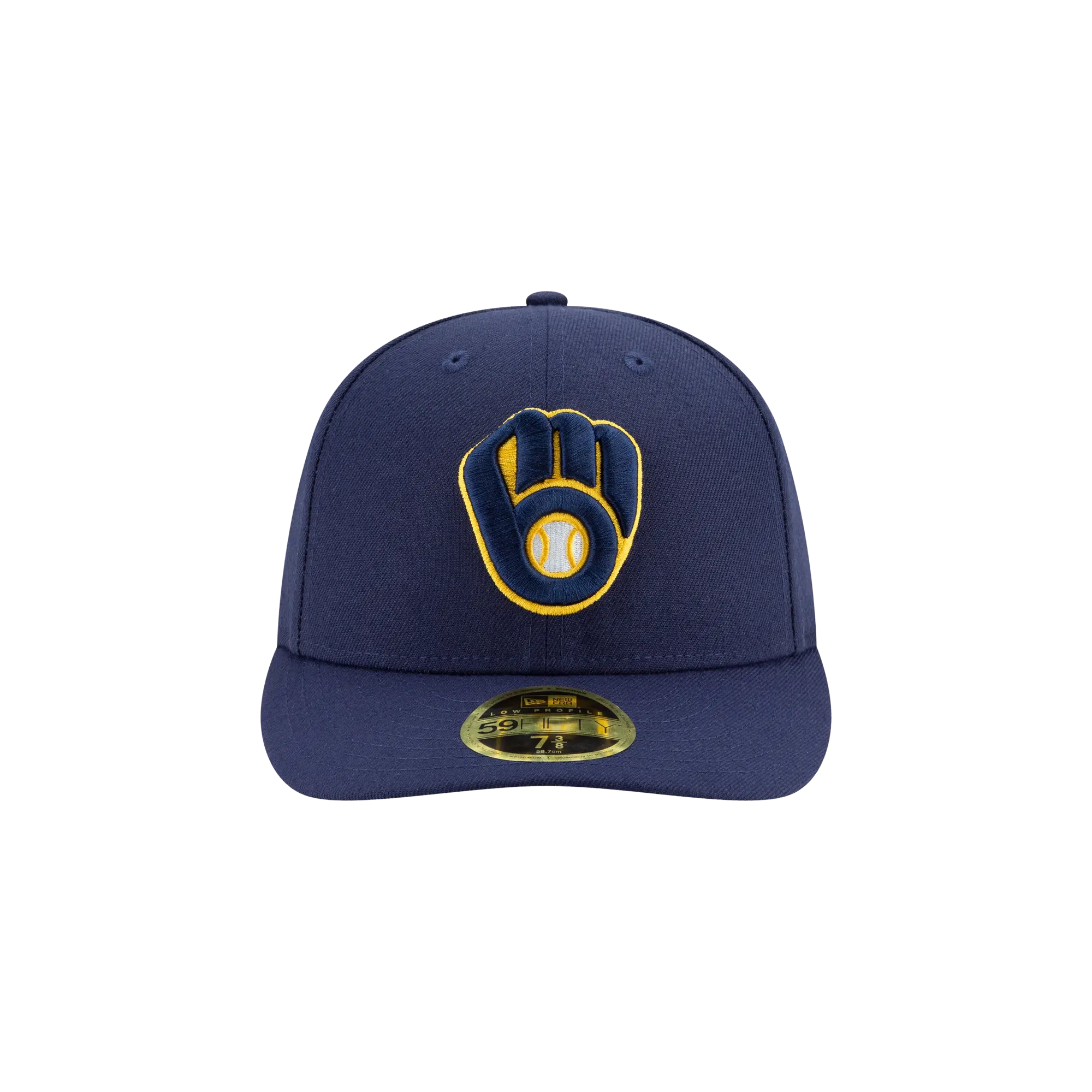 59FIFTY Milwaukee Brewers 2019 Low Profile Authentic Fitted Hat "Navy" NE1004
