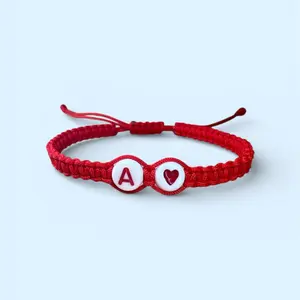 Personalized Initial Bracelets -  6 Inch Adjustable Pulseras con iniciales personalizadas