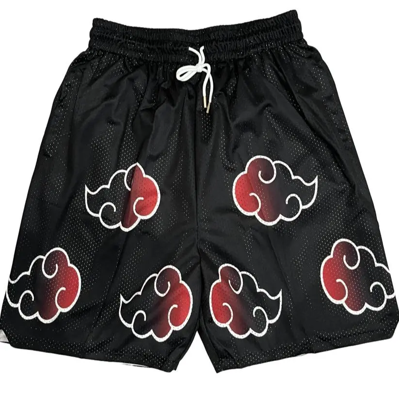 Japanese Anime Graphic Gym Shorts Sport Knee Pants Basktetball Shorts