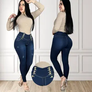 Jeans colombiano levantacola