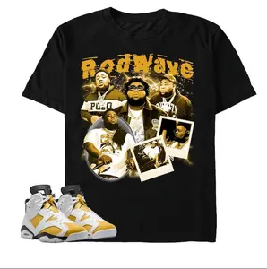 Jordan 6 Yellow Ochre 6s Ochre Shirt, Bootleg Rod Wave Shirt To Match Sneaker, Graphic Tee Gift For Men Women, Besties