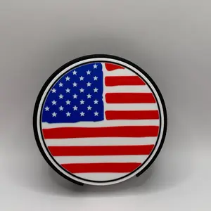 American Flag Coasters + Caddy