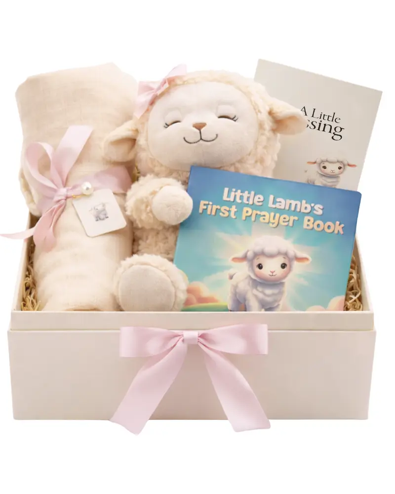 Baptism Gifts for Girl - Christening & Dedication 5-Piece Keepsake Set