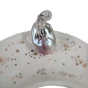 Baroque King Pendant Adorned With Leaves. Perfect For The Plant Lover In Your Life.