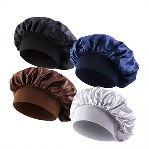 Gleam & Glow: Frizz-Free Bonnets Infused with Moisture-Sealing Magic for Brilliantly Shiny Hair Plain - Regular Size Shower