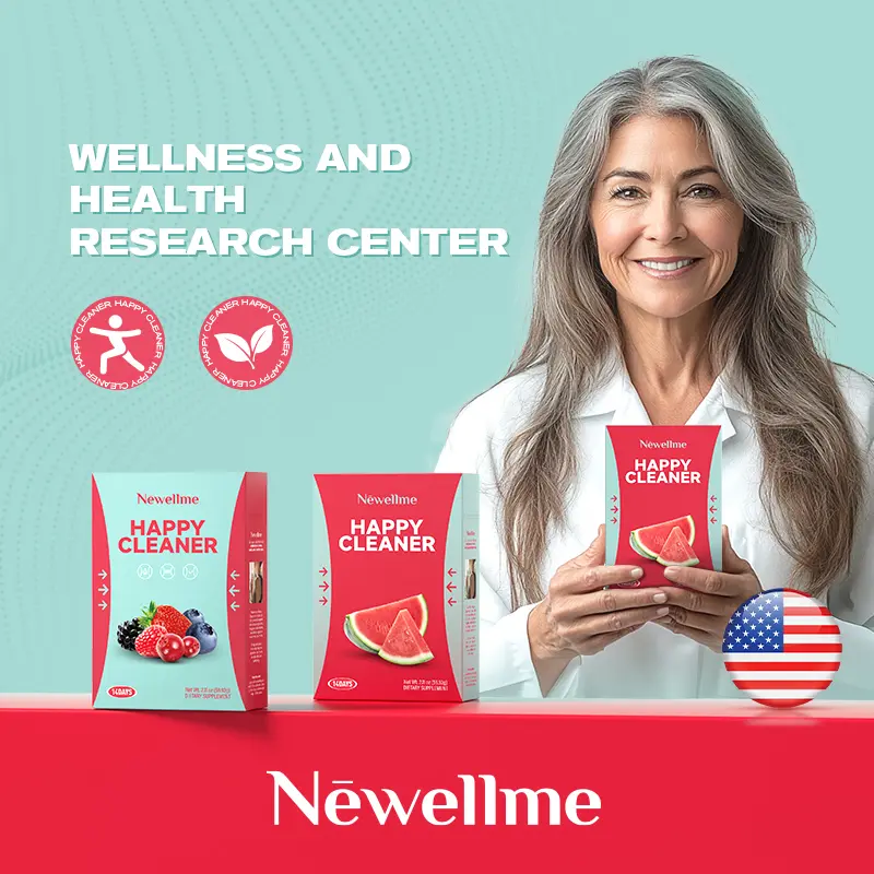 Newellme Happy Cleanse - Superfood Powder/Probiotics/Digestive Enzymes/Moringa - Supports gut health - Boosts immunity Healthcare