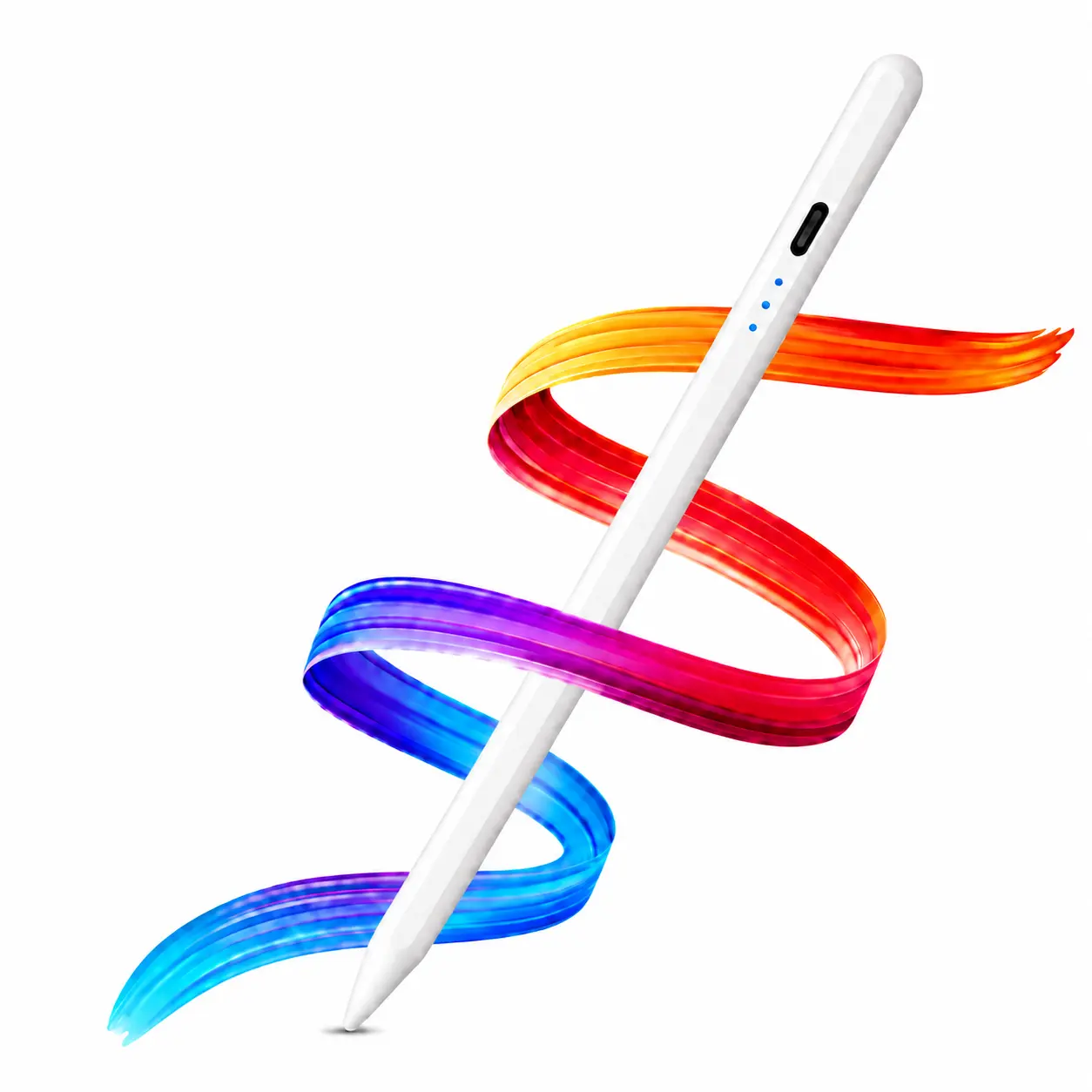 Typecase iPad Stylus Pen with Fast Charge Palm Rejection Tilt Sensitivity Active Touch Screen Pencil Compatible with Apple iPad A16/10/9/8,Mini&Air&Pro