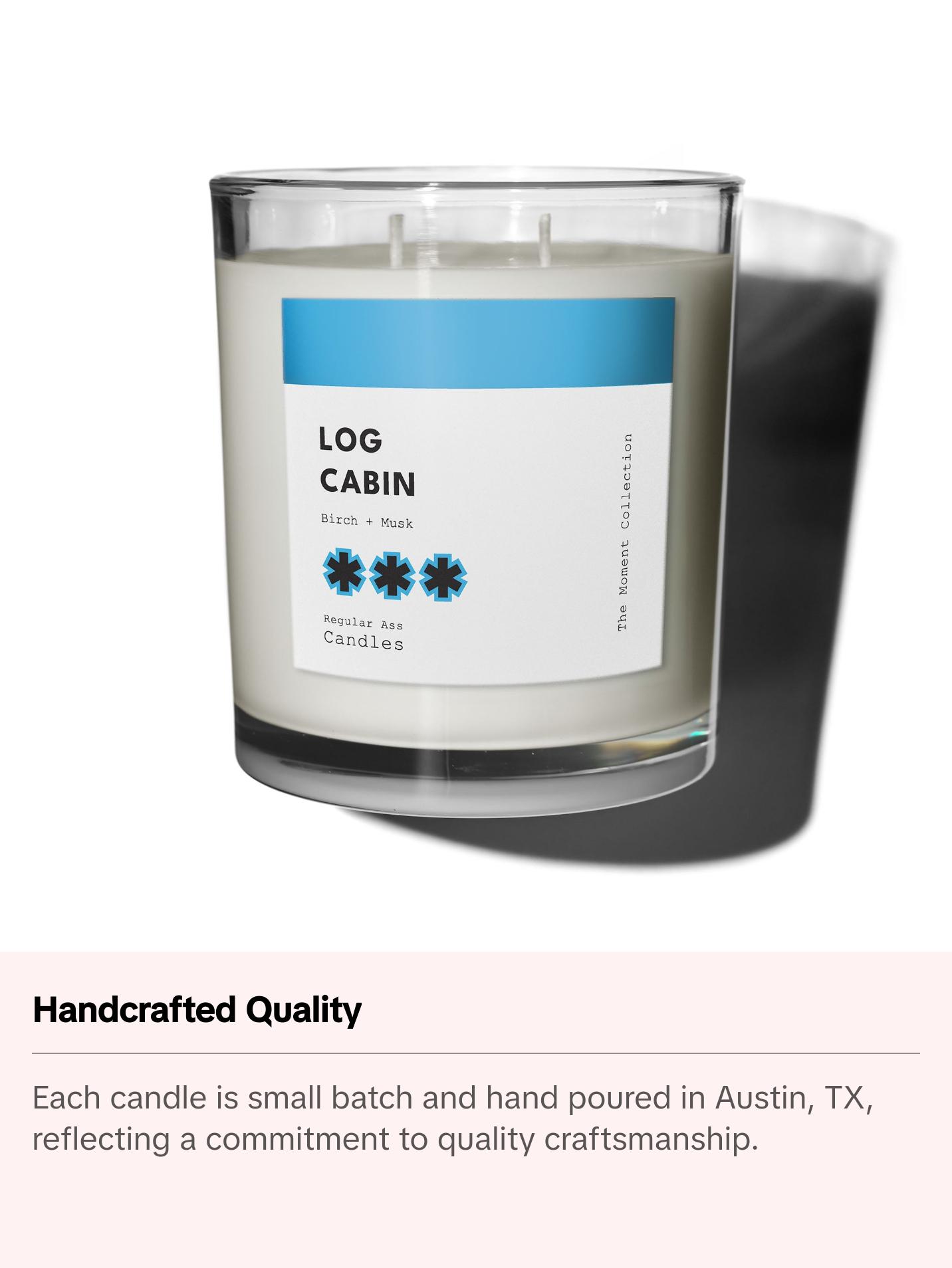 LOG CABIN Birch, Musk, Vetiver Candle