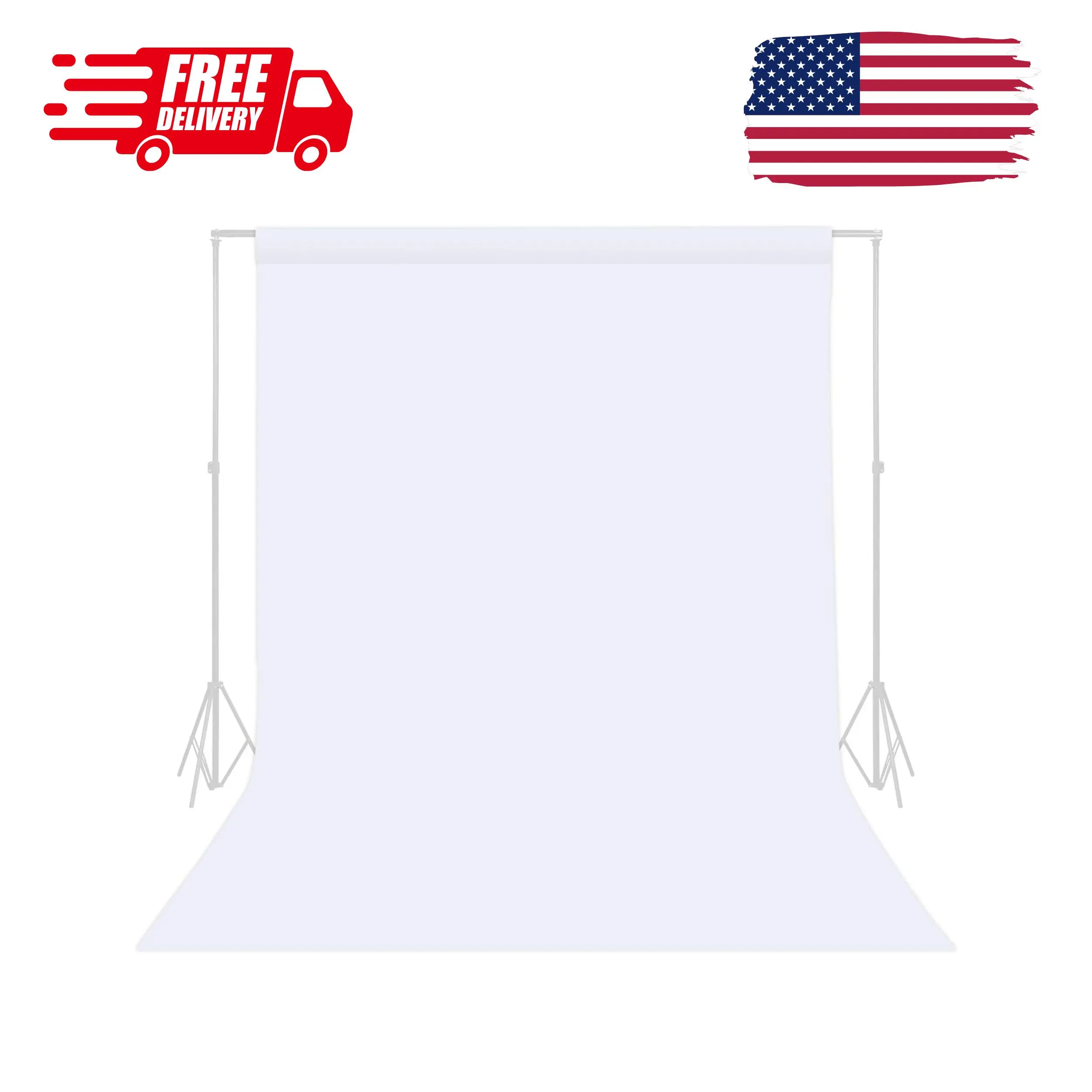 White Photography Backdrop - 5 x 7 FT