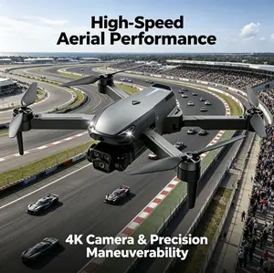 2026 New Upgrade M8 Pro Drone, 4K EIS HD Aerial Photography Camera, GPS Positioning, Optical Flow Stable Hover, Auto Return Home, Brushless Motor, Perfect for Beginners