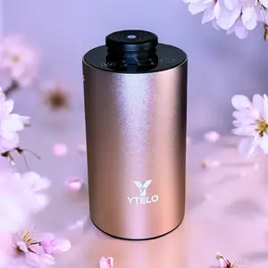 Ytelo Rose Gold Waterless Essential Oil Diffuser USB Rechargeable 20ml with 3 Timers & 3 Mist Levels for Home Office Bedroom Car Spa Aromatherapy