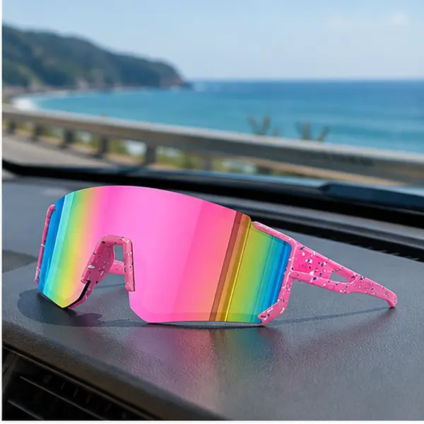 Kids Sports Sunglasses for Boys & Girls Ages 6–12, UV400 Protection, Wraparound Youth Baseball & Softball Sunglasses for Outdoor Activities