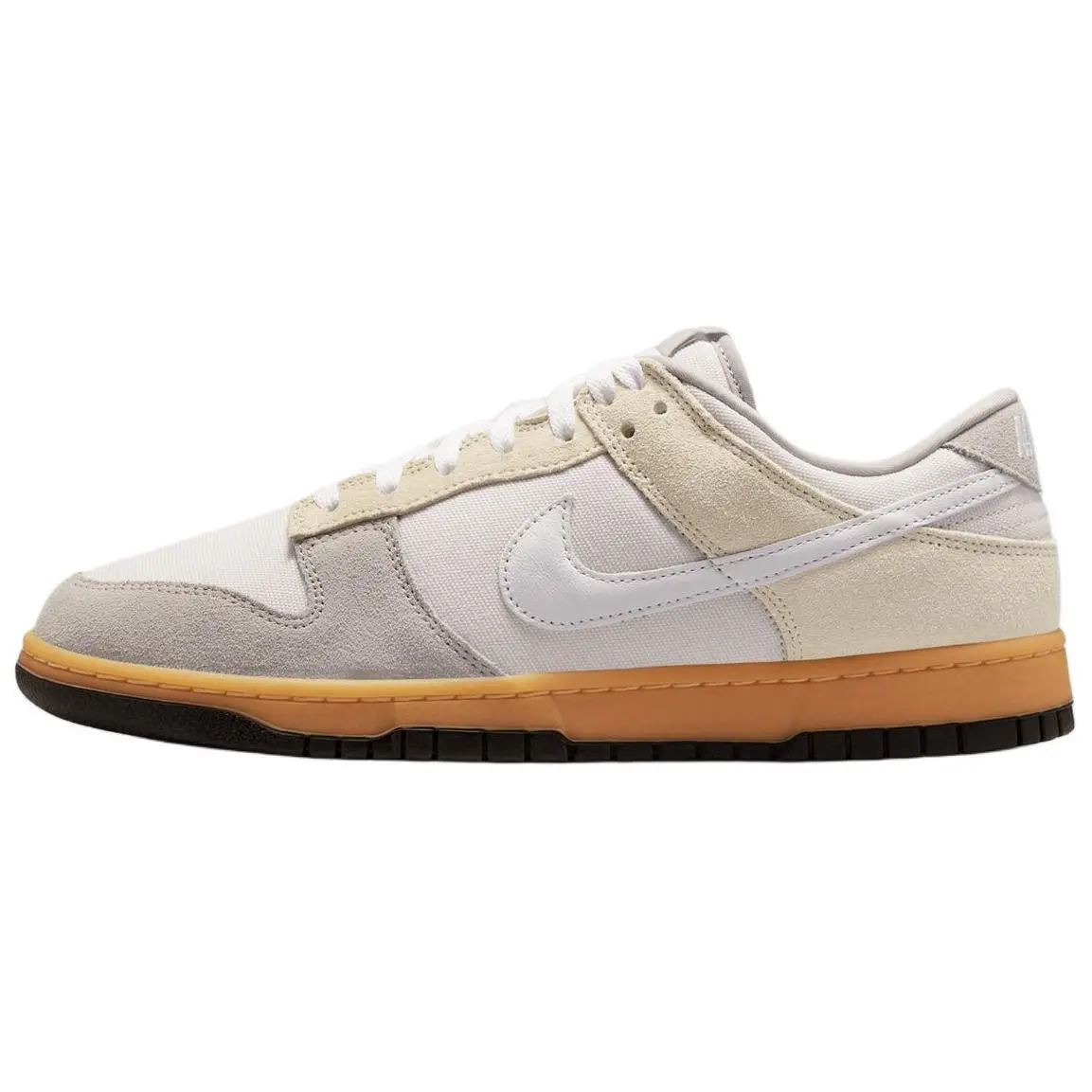 Nike Dunk Low 'Suede & Canvas' Men's Classic Athletic Trainer Shoe, Premium Suede & Canvas Upper, Durable Rubber Sole, Lightweight Breathable Casual Sneaker, Sports Shoes