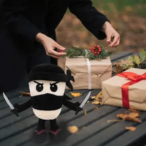 Cappuccino-Assassinen-Anime-Statue Double KnifeHandsome Children's Birthday Gift, Christmas, Halloween,Easter, Plush Decoration, Cute Embrace Animals, Children'sRoom Decoration, Cute Design, Holiday Decoration,Comfortable Plush Animals, for kids