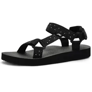Womens-Sport-Sandals Hiking Sandals with-Arch-Support Webbing-Outdoor-Beach-Water-Sandals for Travel-Walking-Trekking-Camping