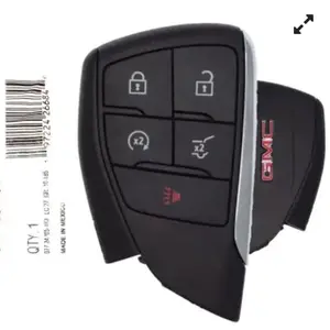 5-Button Smart Remote Key for 2024-2026 GMC Vehicles, Part Numbers 13514344, YGOG21TB2