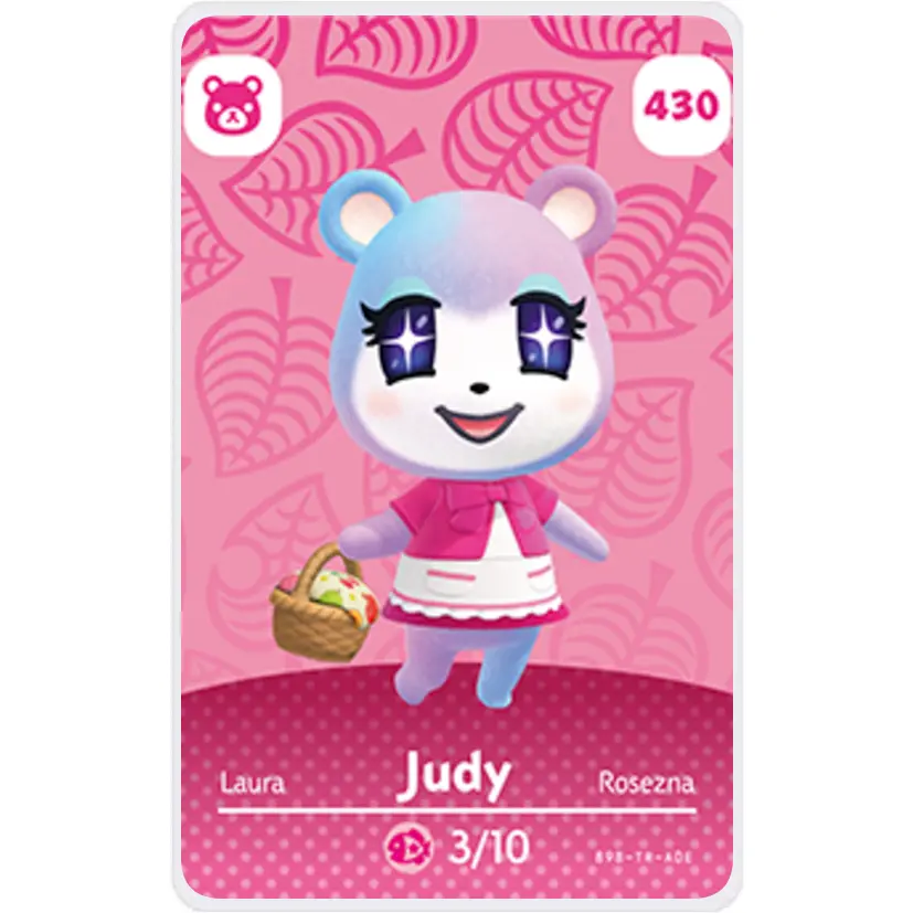 Judy - Villager NFC Card for Animal Crossing New Horizons Amiibo