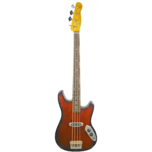 Woodcraft electric guitars AmpMaster 4 Bass short scale 30" Burgundy Burst