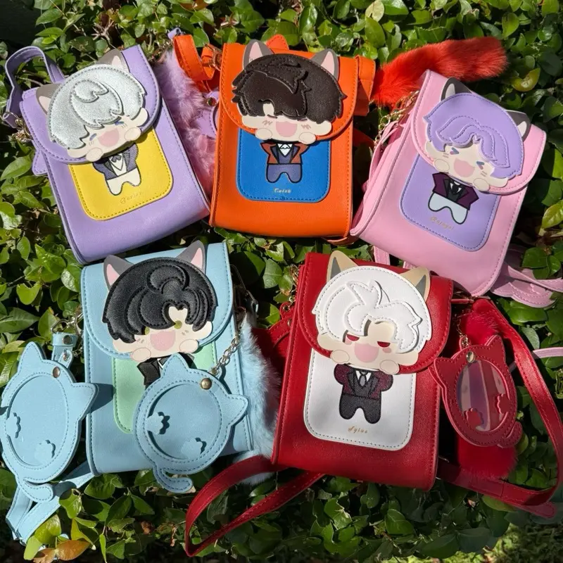 Love and Deepspace Themed Crossbody Side Bag, Stylish Compact Daily Carry Bag for Sylus, Zayne, Xavier, Sylus, Rafayel, and Caleb LAD Fans