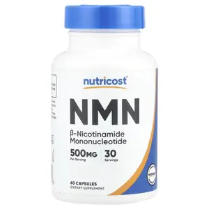 Nutricost NMN, 60 Capsules (250 mg per Capsule)