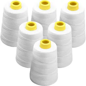 6-Stranded Sewing Thread Heavy Duty Spool Industrial Sewing Thread for Bag Sewing Machine Bag Closer Machine