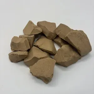 Narat Brown Kaolin Clay Lumps & Chunks, 7oz (200g); 100% Natural, No Additives, Hard Brittle, Slightly Sticky When Wet