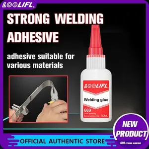 Universal Super Glue, High-Strength Oil-Based Adhesive, Quick Fix and Cure, Waterproof, Suitable for Leather, Metal, Wood, Plastic, Rubber