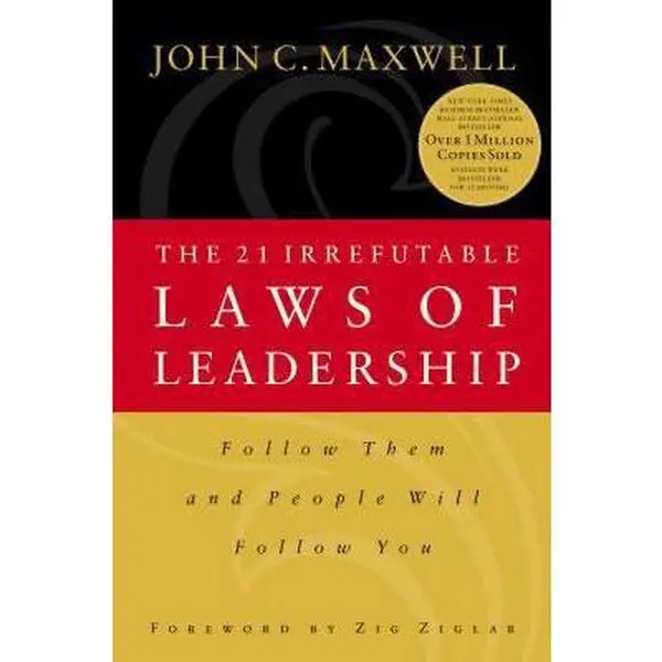 USED Book - The 21 Irrefutable Laws of Leadership: Follow Them and People Will Follow You by John C. Maxwell (Hardcover) - english
