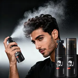 2 pack fluffy hair styling spray, Hair care products, fast drying, non irritating, non stick, non combing, durable fluffy, natural fragrance made of natural ingredients, gentle care, very suitable for family travel, men and women can use