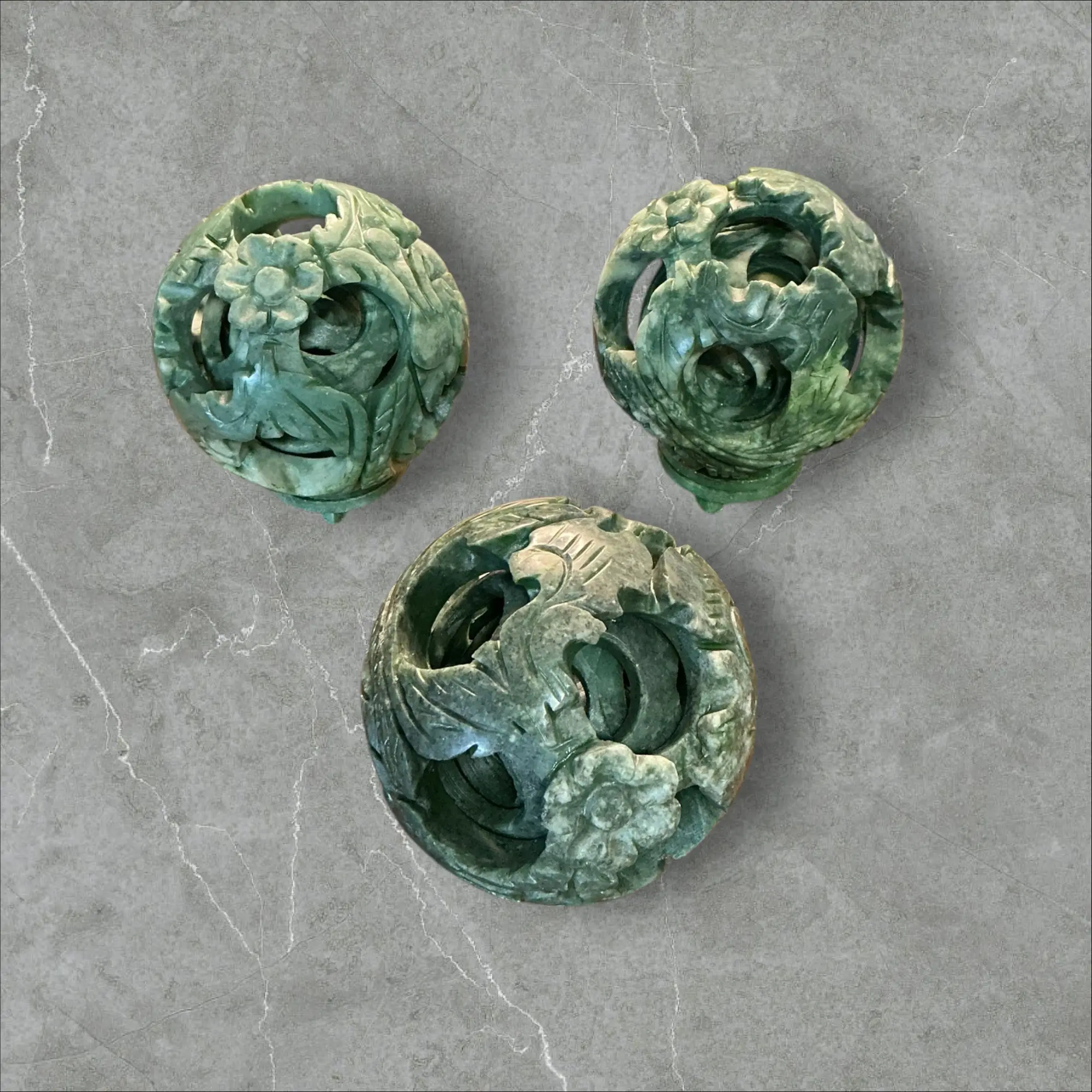 Jade Puzzle Sphere
