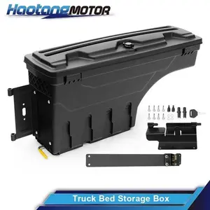 CROSSDESIGN ABS Truck Storage box Fit For Chevy Colorado GMC Canyon 2015-2020 Driver Side Truck Bed Storage Box Chevy Accessories