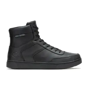 Harley-Davidson Footwear Mens Grady Lace Up Sneakers Shoes Casual - Black