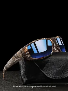 The latest camo pattern sports sunglasses, unisex, available in multiple colors, featuring UV400 lenses for effective UV protection, ideal for long outdoor activities, camo pattern combined with anti-slip frames, Outdoor Sports Eyewear