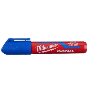 Milwaukee 48-22-3257 INKZALL Large Chisel Tip Blue Marker